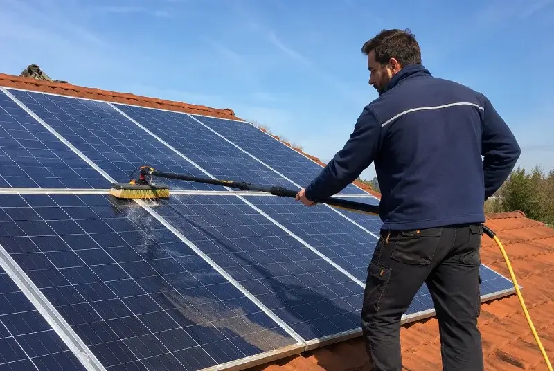 Nettoyage et entretien de panneaux solaires à Saint-Ferréol-Trente-Pas